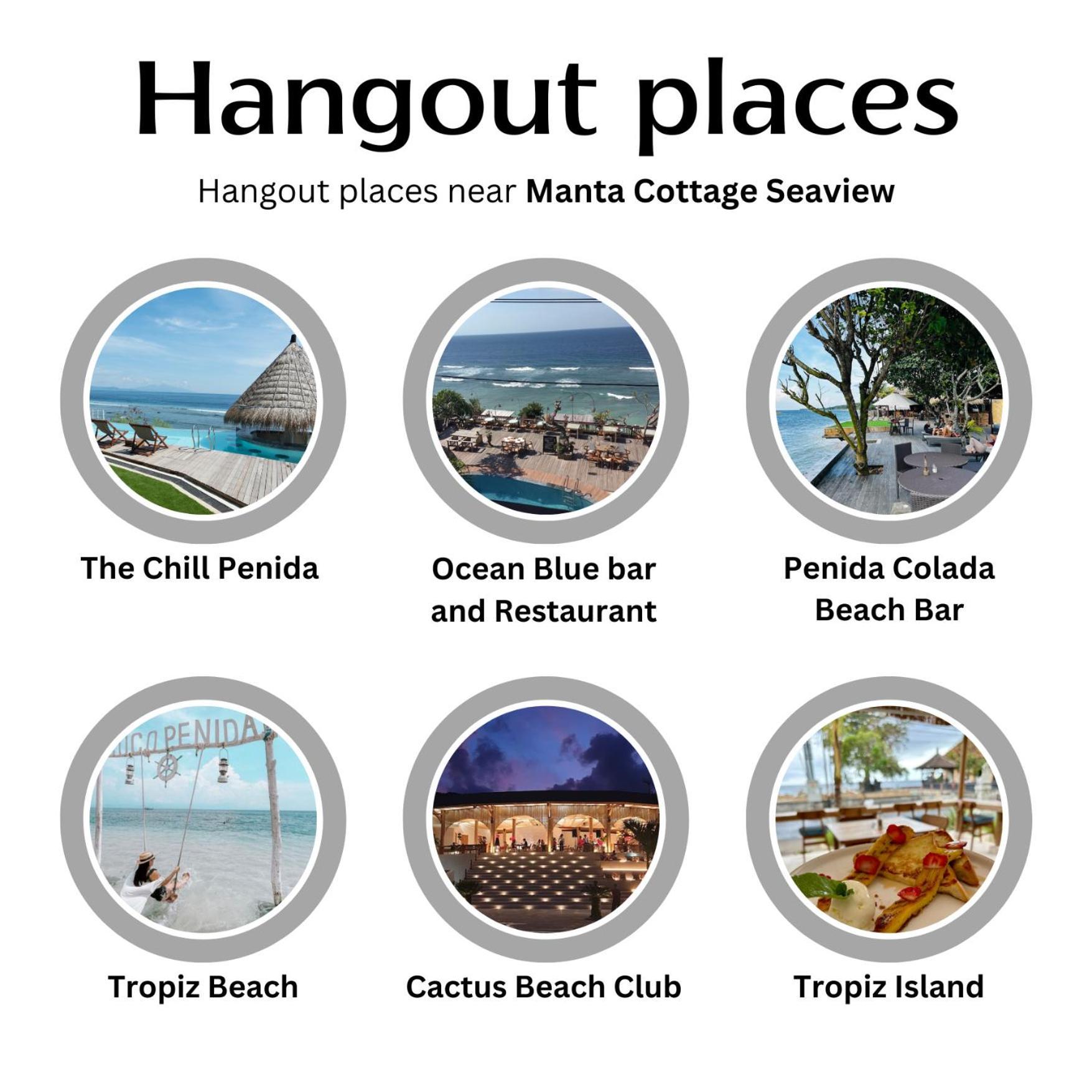 Manta Cottages With Sea View Batununggul Extérieur photo